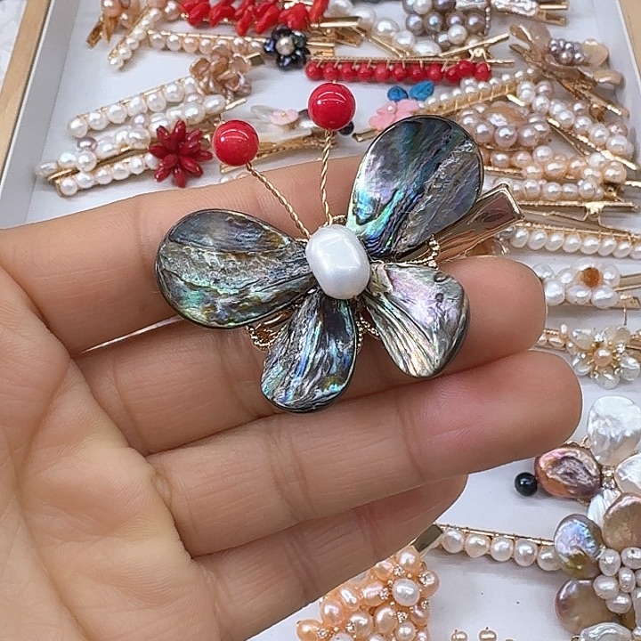 淡水珍珠耳饰银S925镶嵌