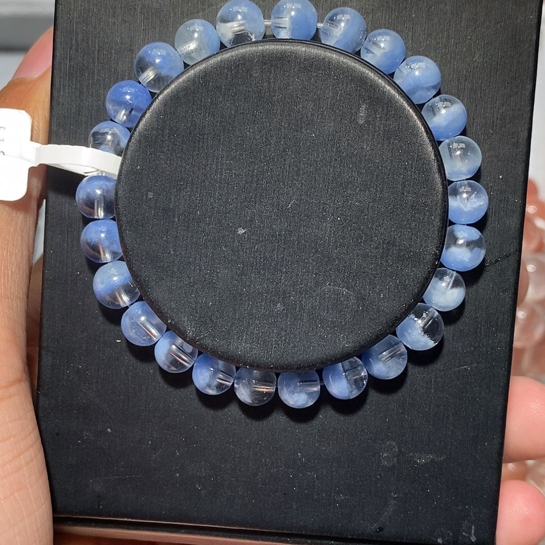 手链未镶嵌水晶蓝兔毛团团