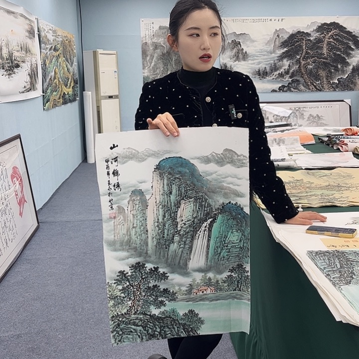国画宣纸国画纯手绘作品