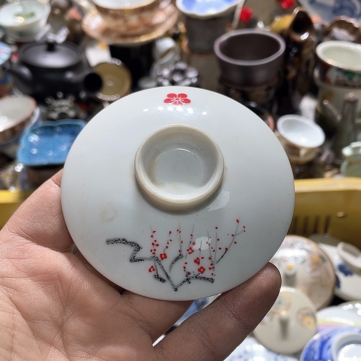 瓷片在一起的时候就是这样一
