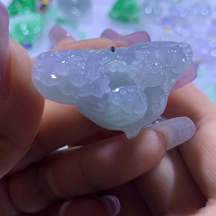 翡翠未镶嵌颈饰天然翡翠A货吊坠