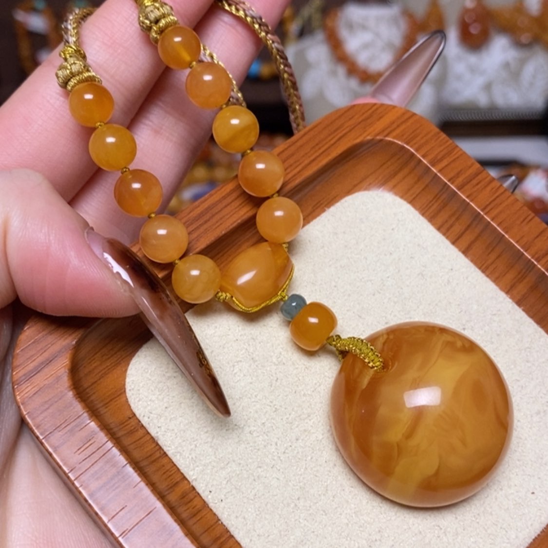 【闪购商品】手链蜜蜡未镶嵌项链
