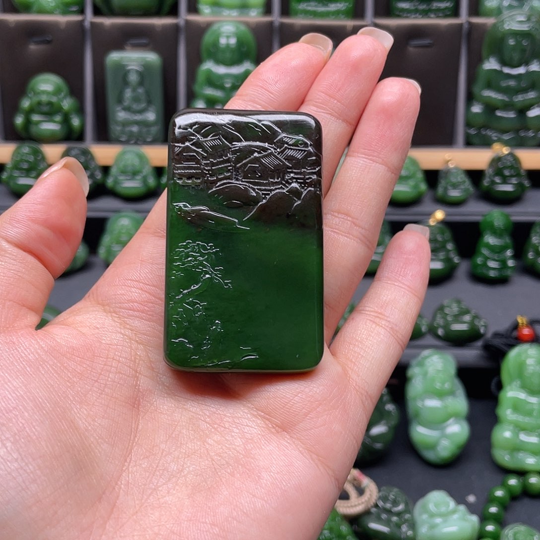 颈饰未镶嵌和田玉