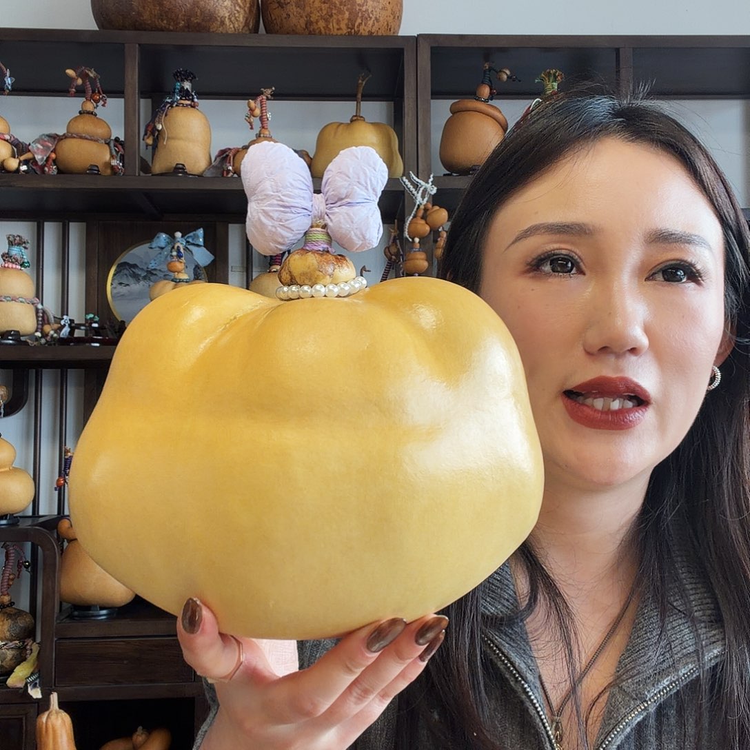 ༺***༻微微瑕熊猫脸钱袋子葫芦