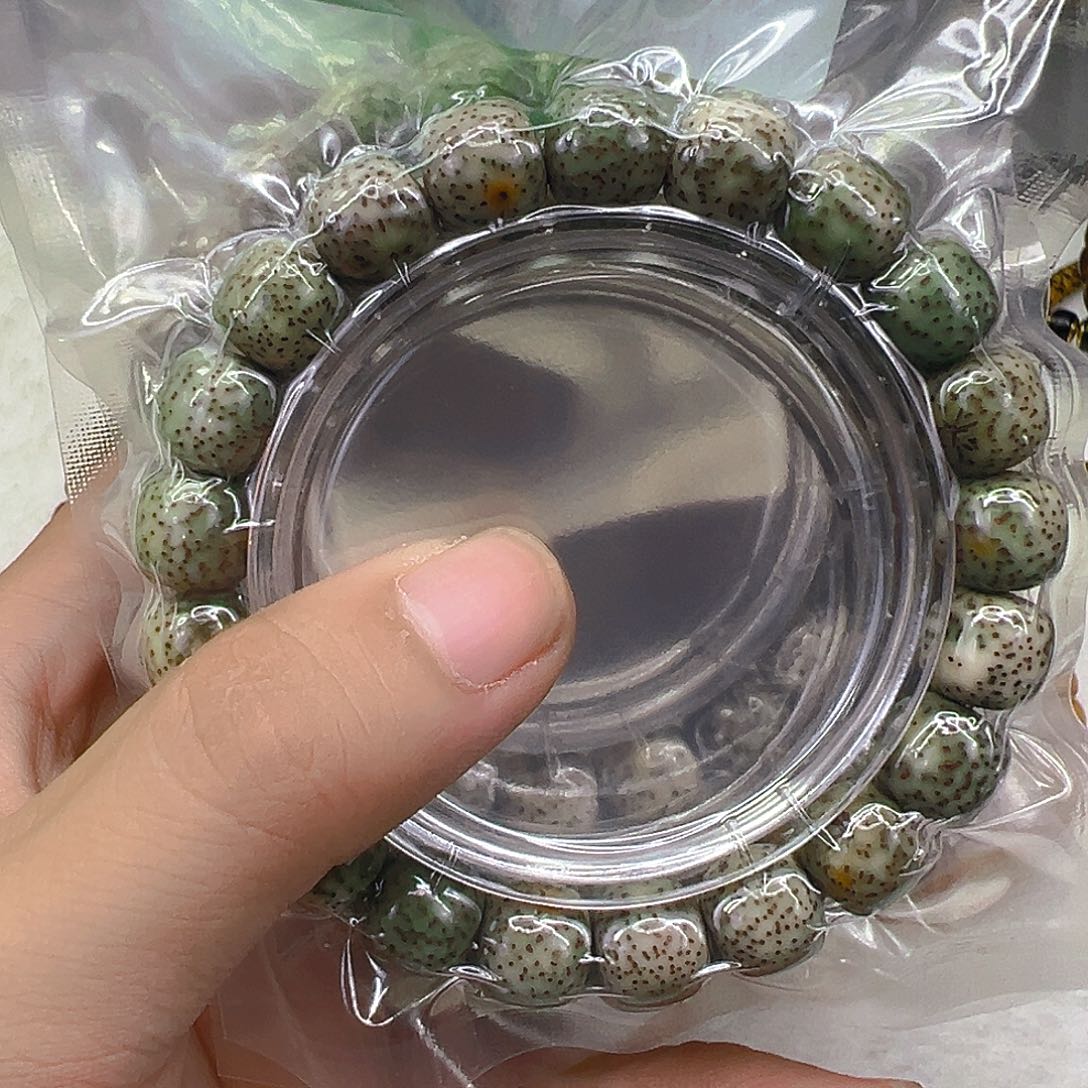 手串星月菩提9传说火烧云星月菩提单圈11左右