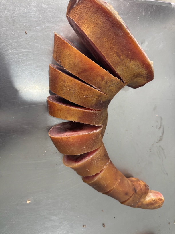 现切盘县火腿脚  一物一拍