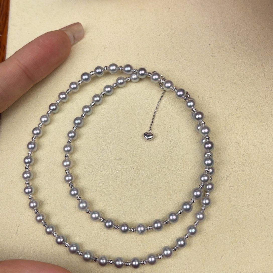 海水珍珠颈饰18K金镶嵌