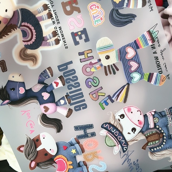 【闪购商品】混纺爱心马一张