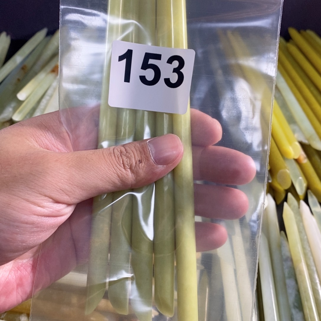 未镶嵌蛇纹石玉发簪
