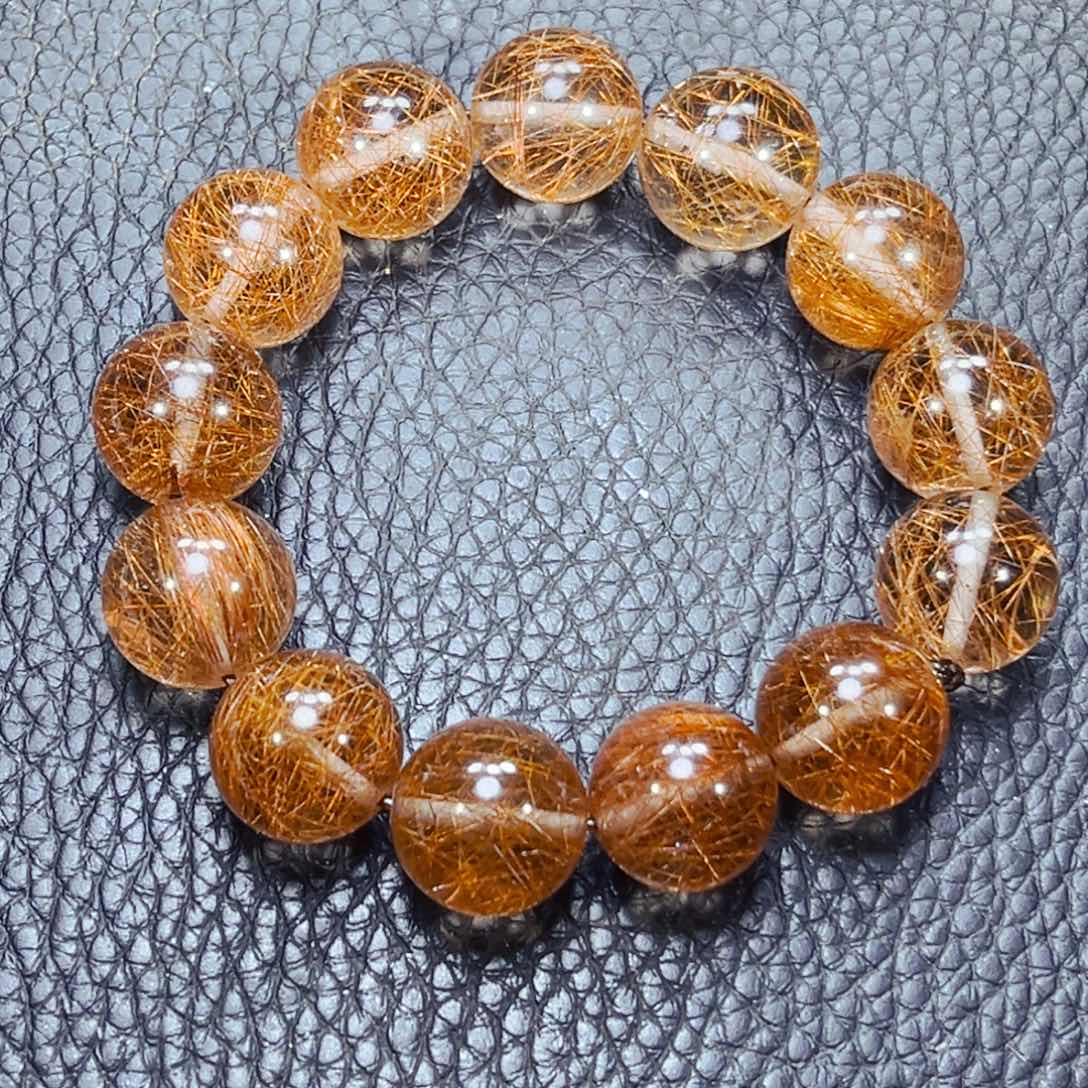 发晶手串未镶嵌手串