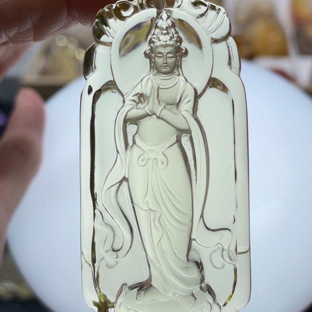 水晶颈饰未镶嵌定制