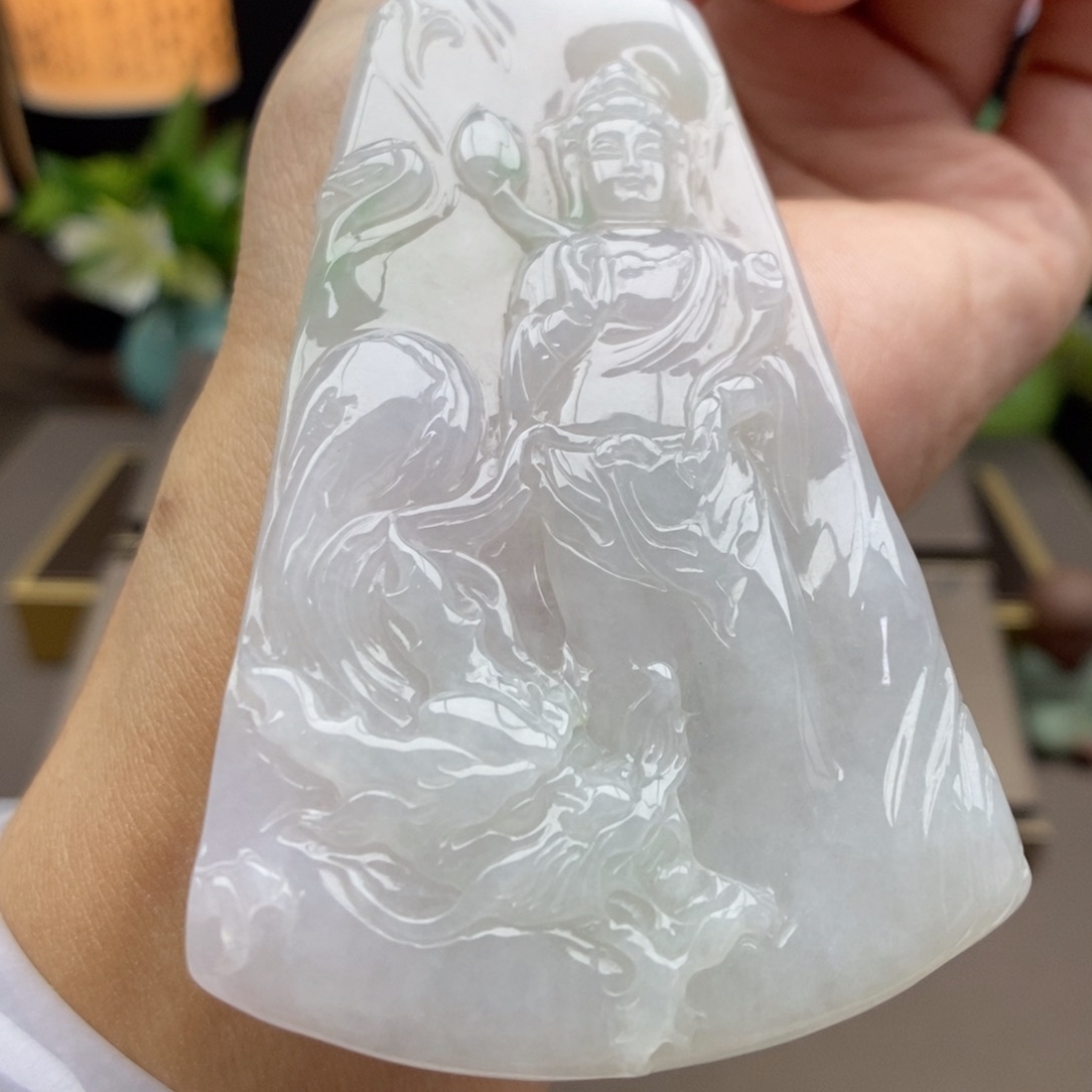 翡翠未镶嵌颈饰吊坠95