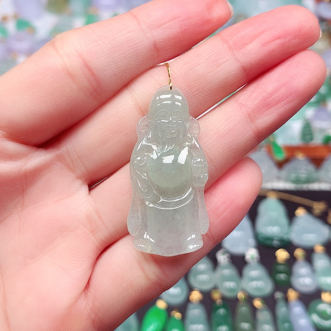 翡翠颈饰未镶嵌天然翡翠A货