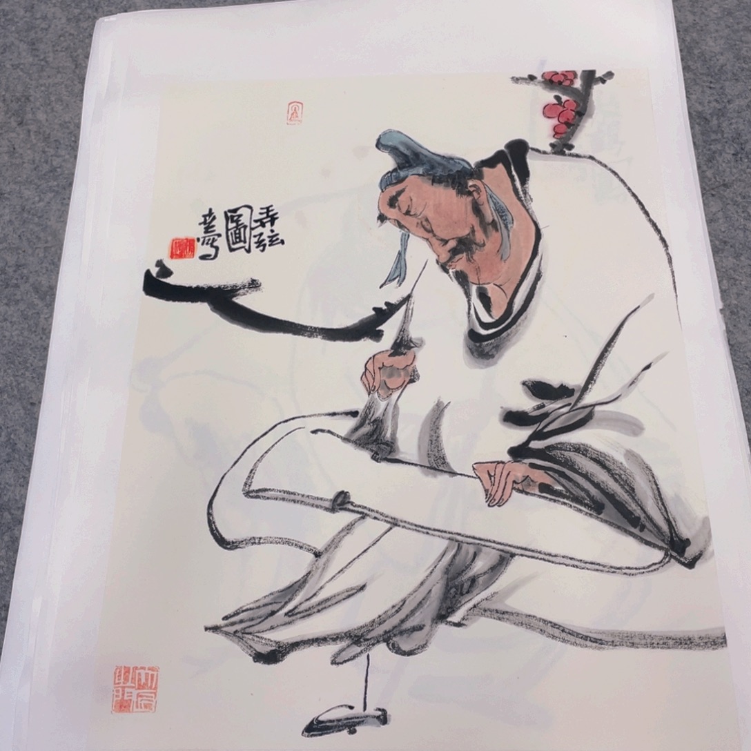 国画1.4平尺纯手绘国画作品