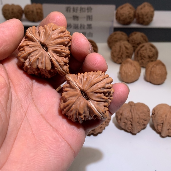 桃核吊坠南****手文玩核桃楼子
