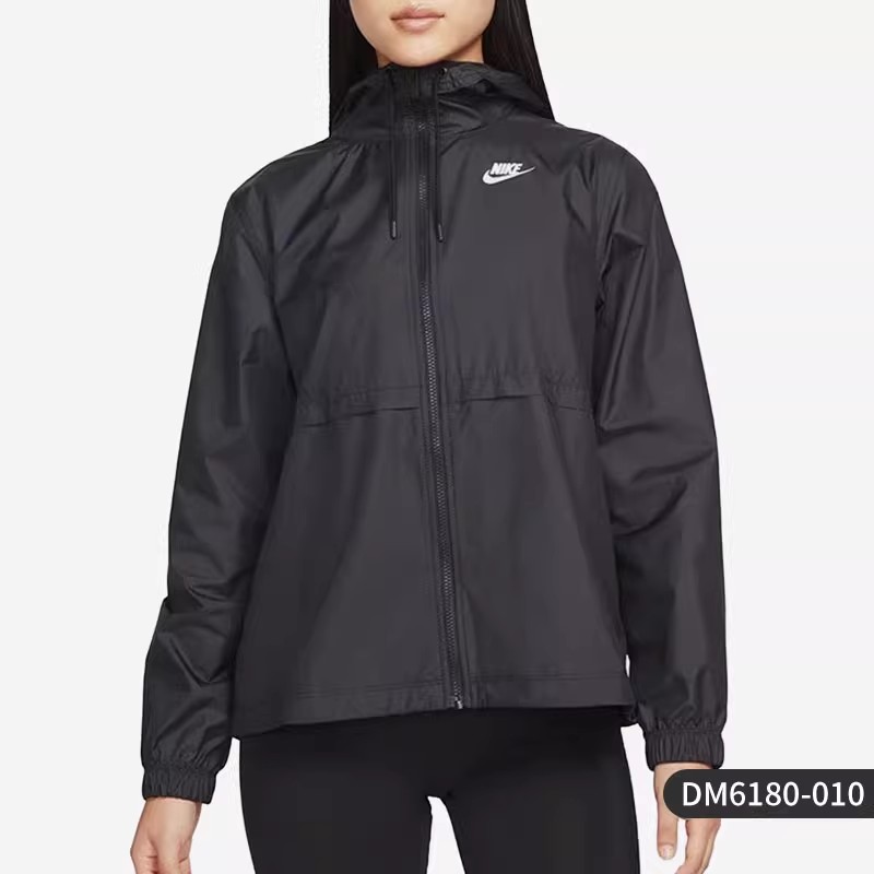 Nike/耐克官方正品女子休闲运动连帽透气梭织夹克外套 DM6180