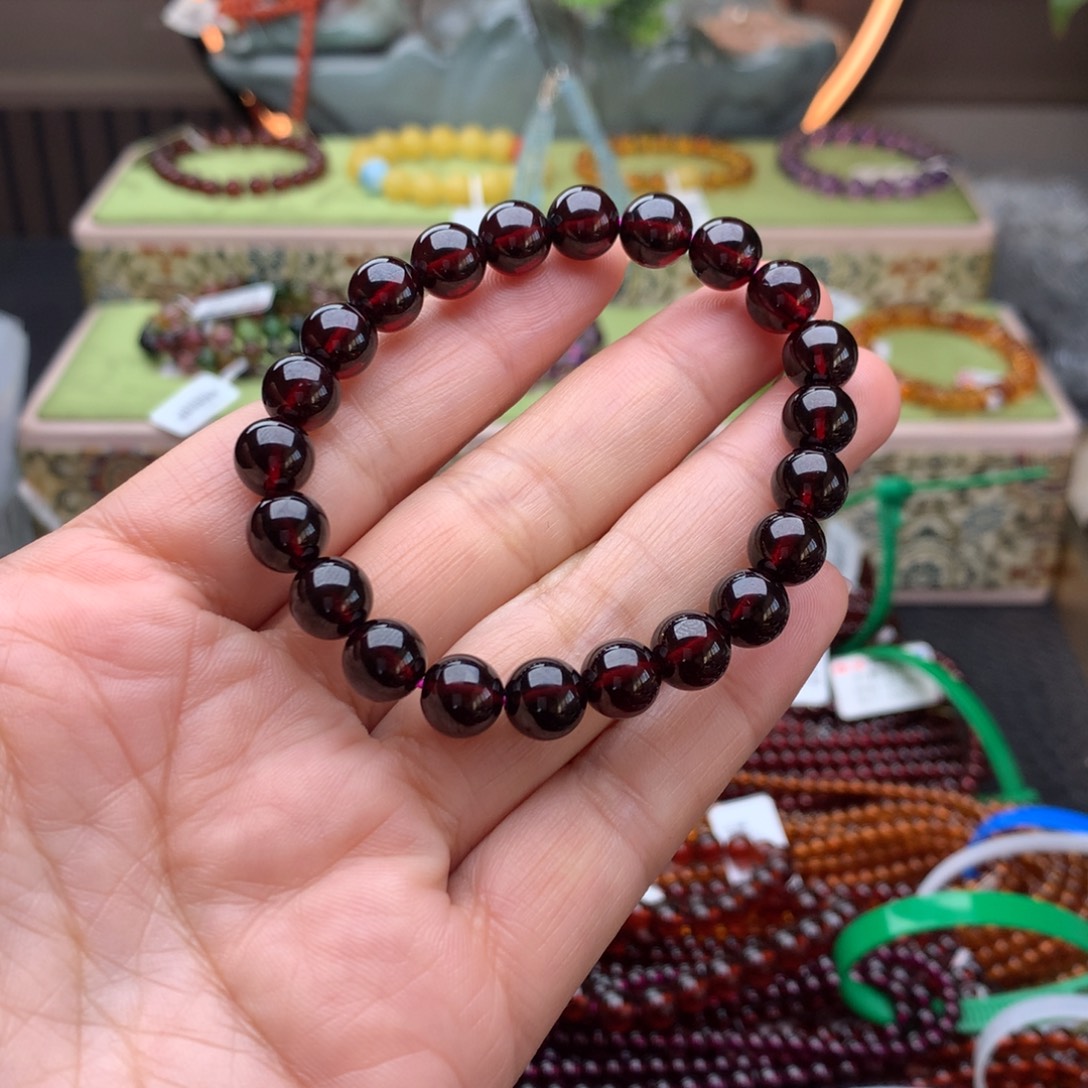 手链未镶嵌石榴石手串