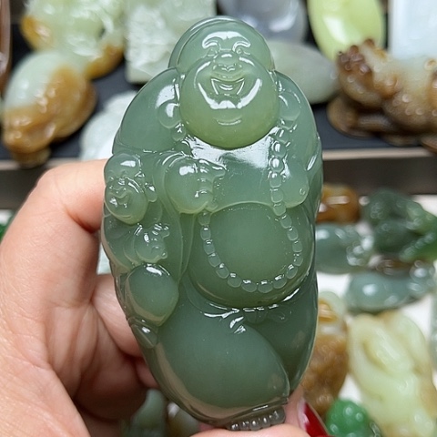 和田玉颈饰未镶嵌玄*公