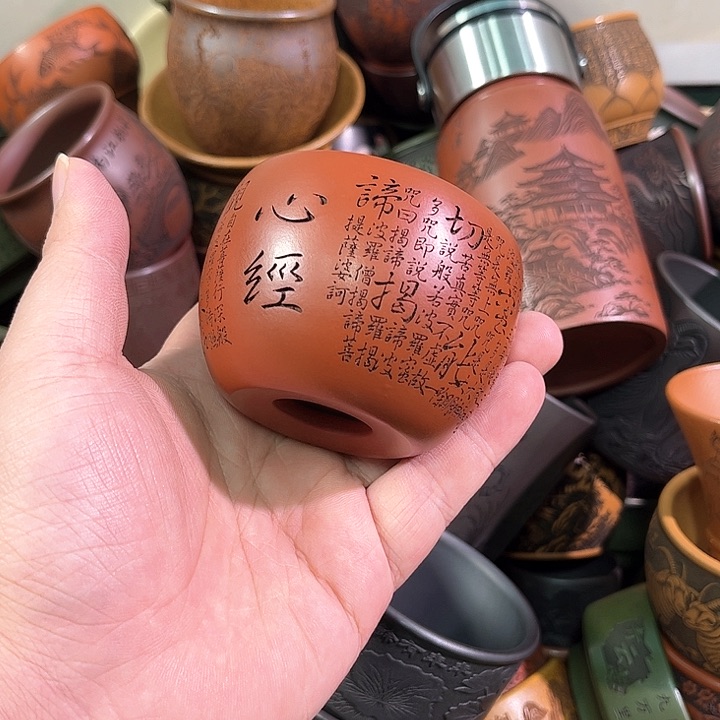 茶杯紫砂全手工紫砂主人杯