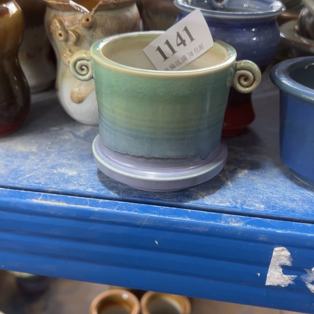 红陶景德镇手工花盆