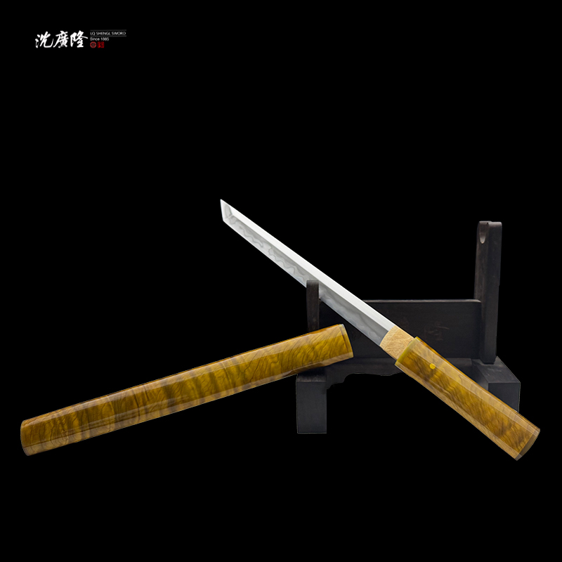 龙泉沈广隆-凌云刀2.0 金丝楠木 七枚合 宝剑 唐横刀 未开刃