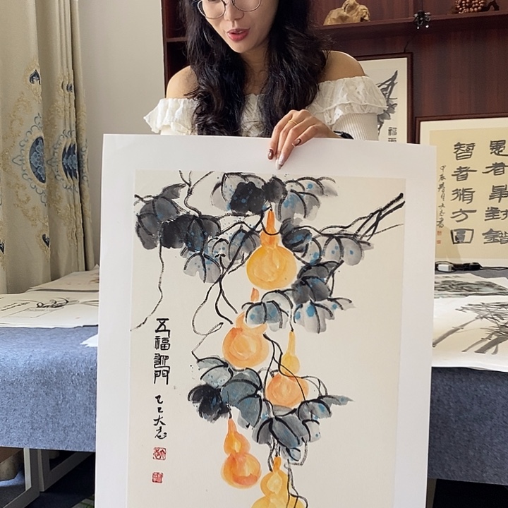 国画纯手绘国画写意作品