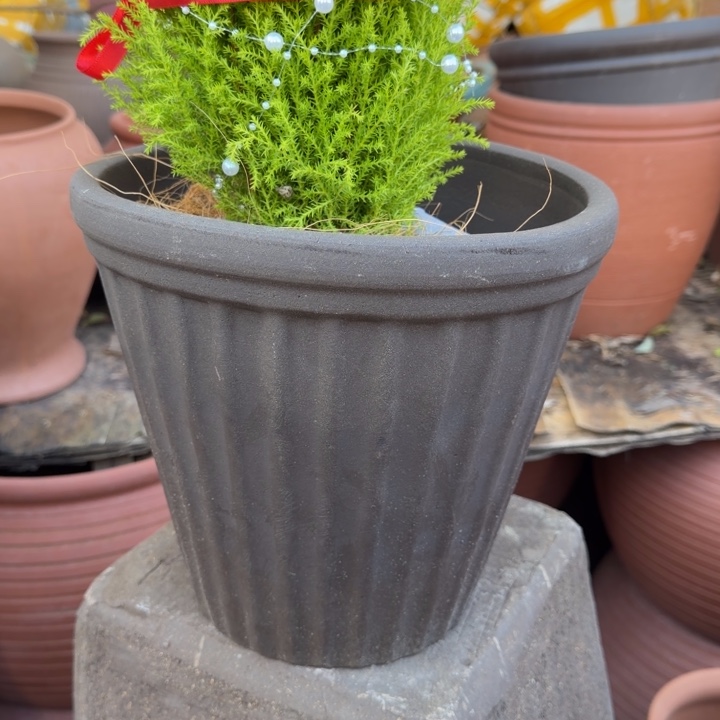 花盆紫砂口24高23宜兴紫砂 