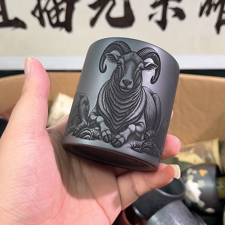 茶杯紫砂全手工紫砂主人杯