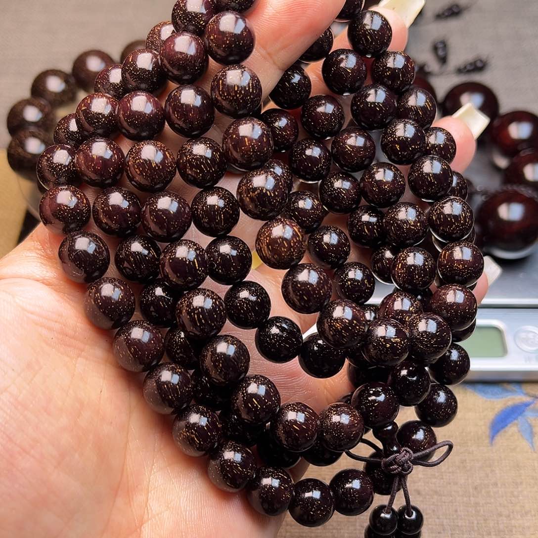 檀香紫檀（小叶紫檀）1.0 108颗满星