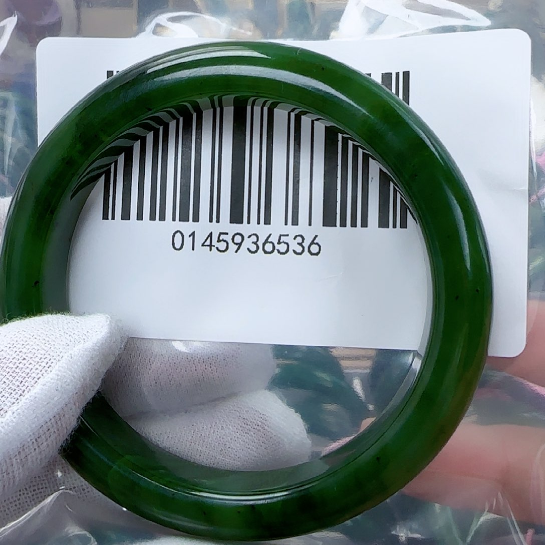 和田玉（碧玉）手镯未镶嵌5859