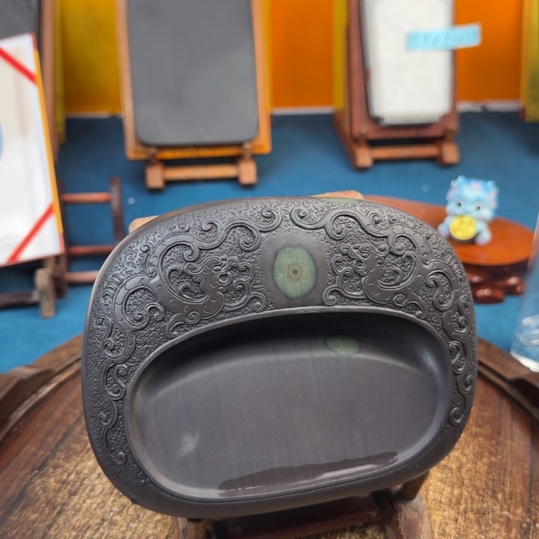 老***6文房四宝端砚麻子