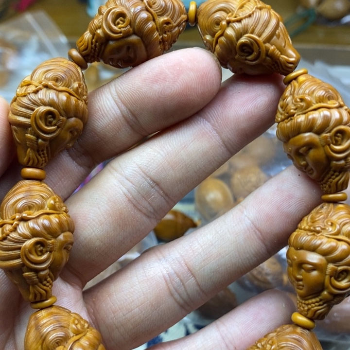 橄榄核手串/手链橄榄核雕工艺手串