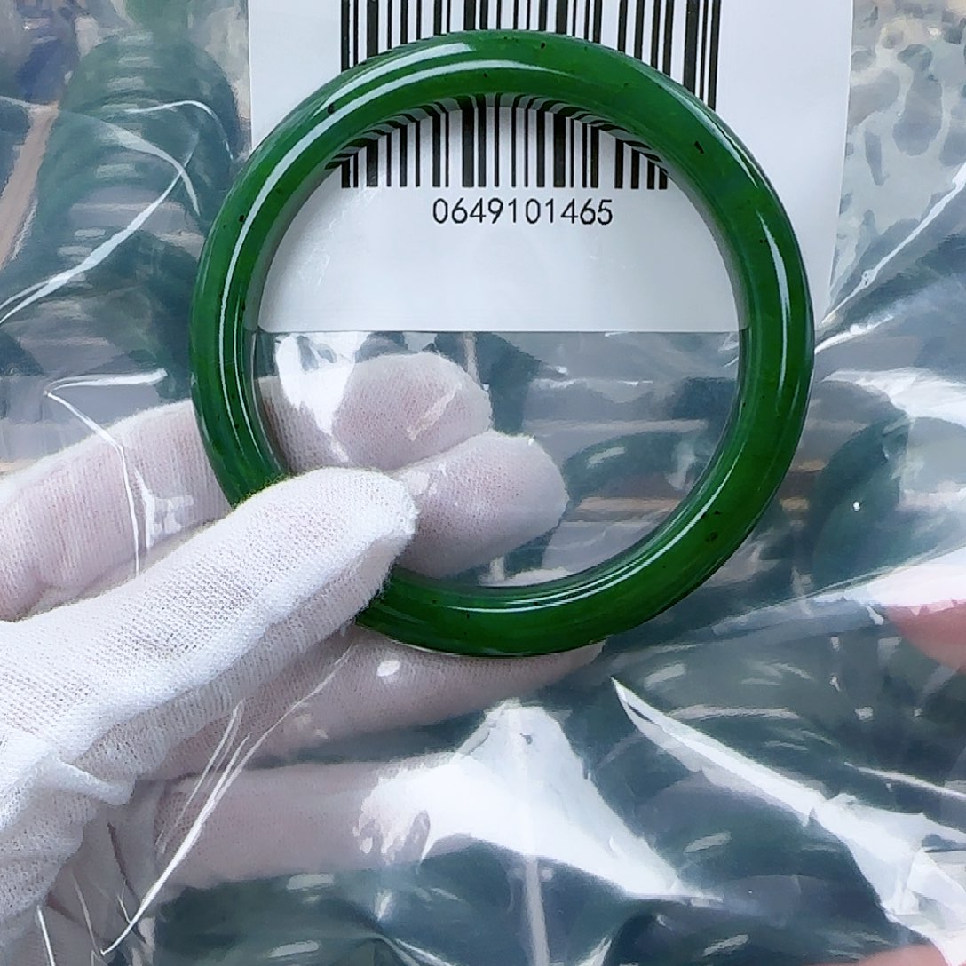 和田玉（碧玉）手镯未镶嵌62