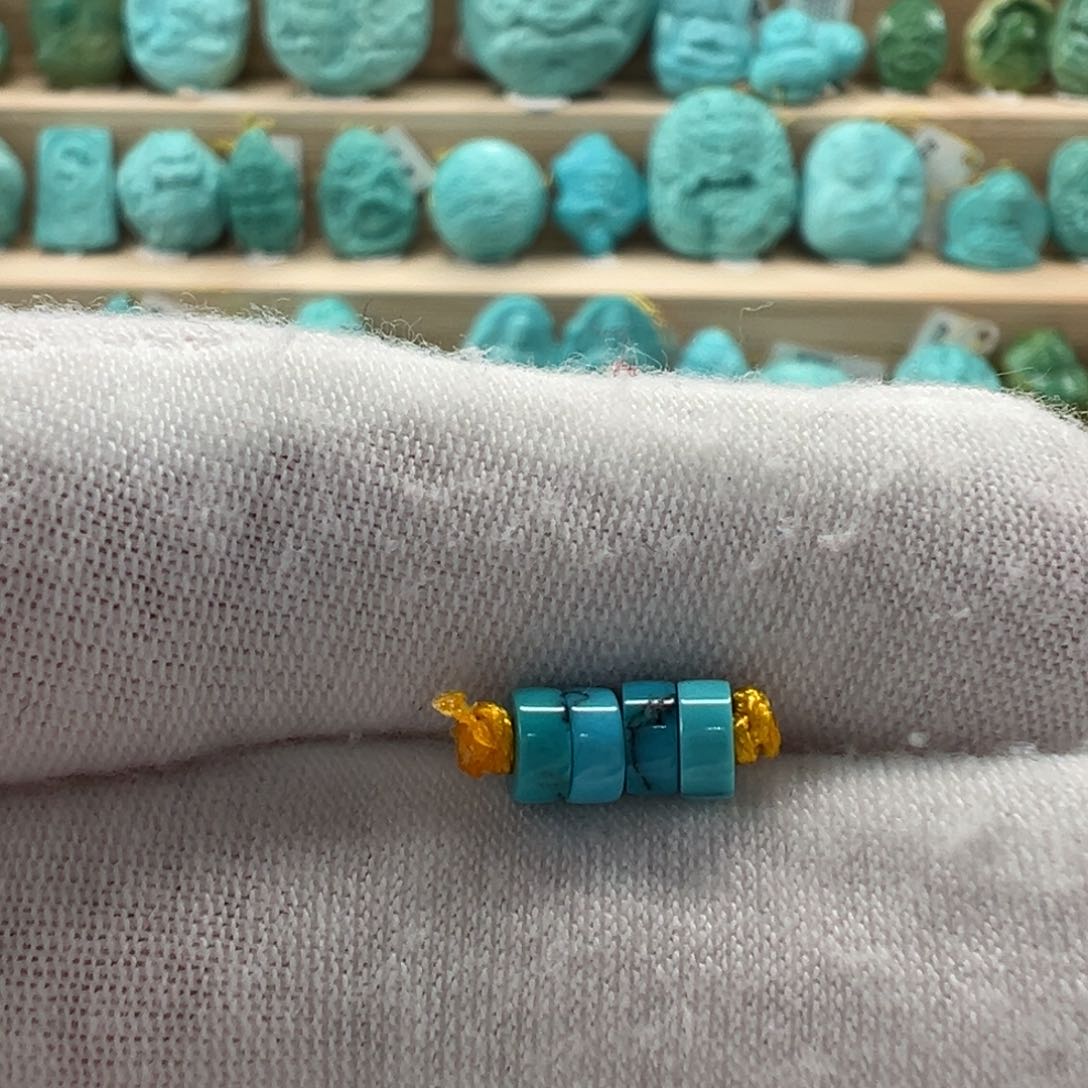 未镶嵌绿松石隔片4.5mm