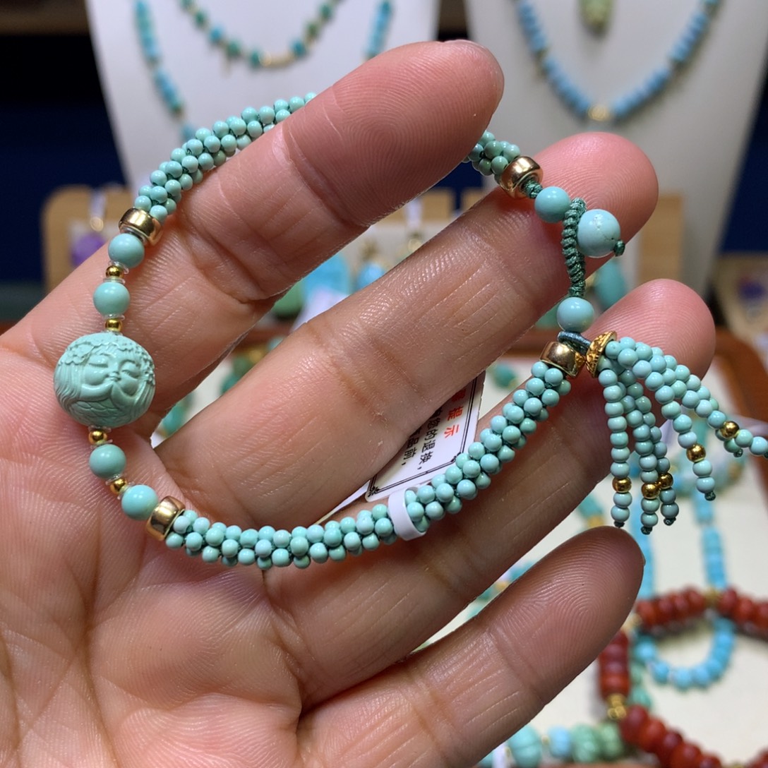 绿松石合金单圈单圈