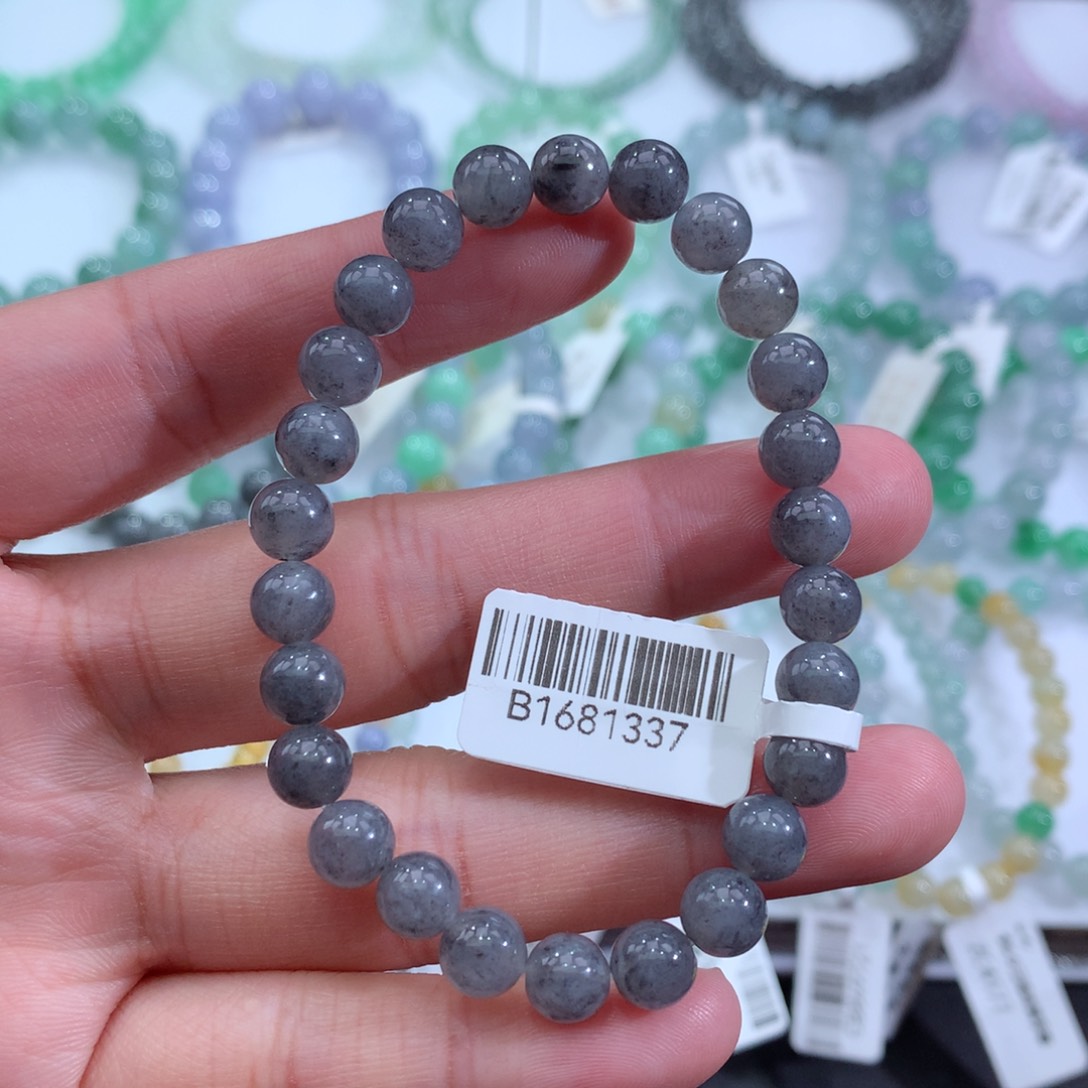 翡翠手链未镶嵌天然