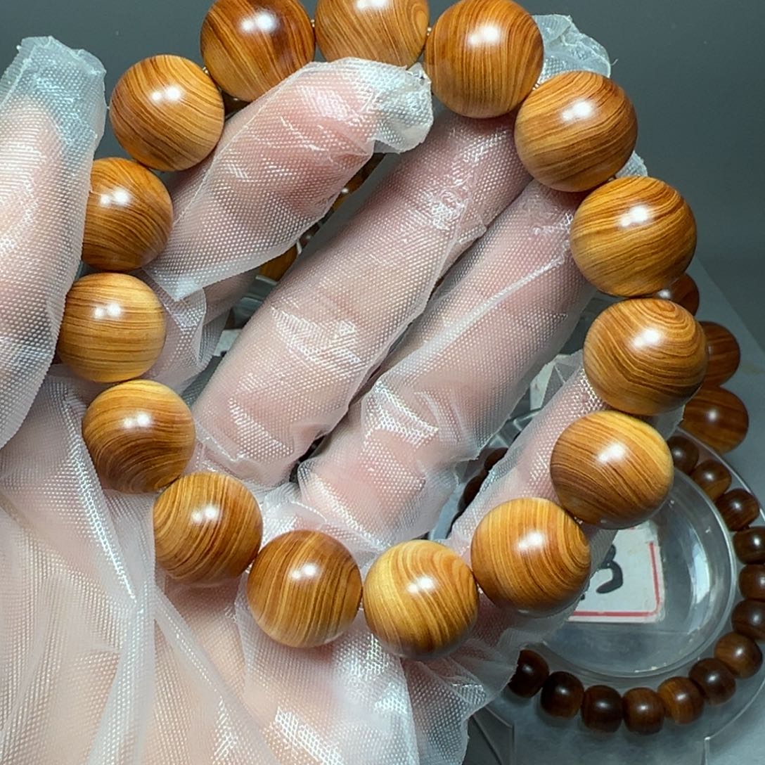 浅***荷手串/手链柏木太行陈化崖柏手串