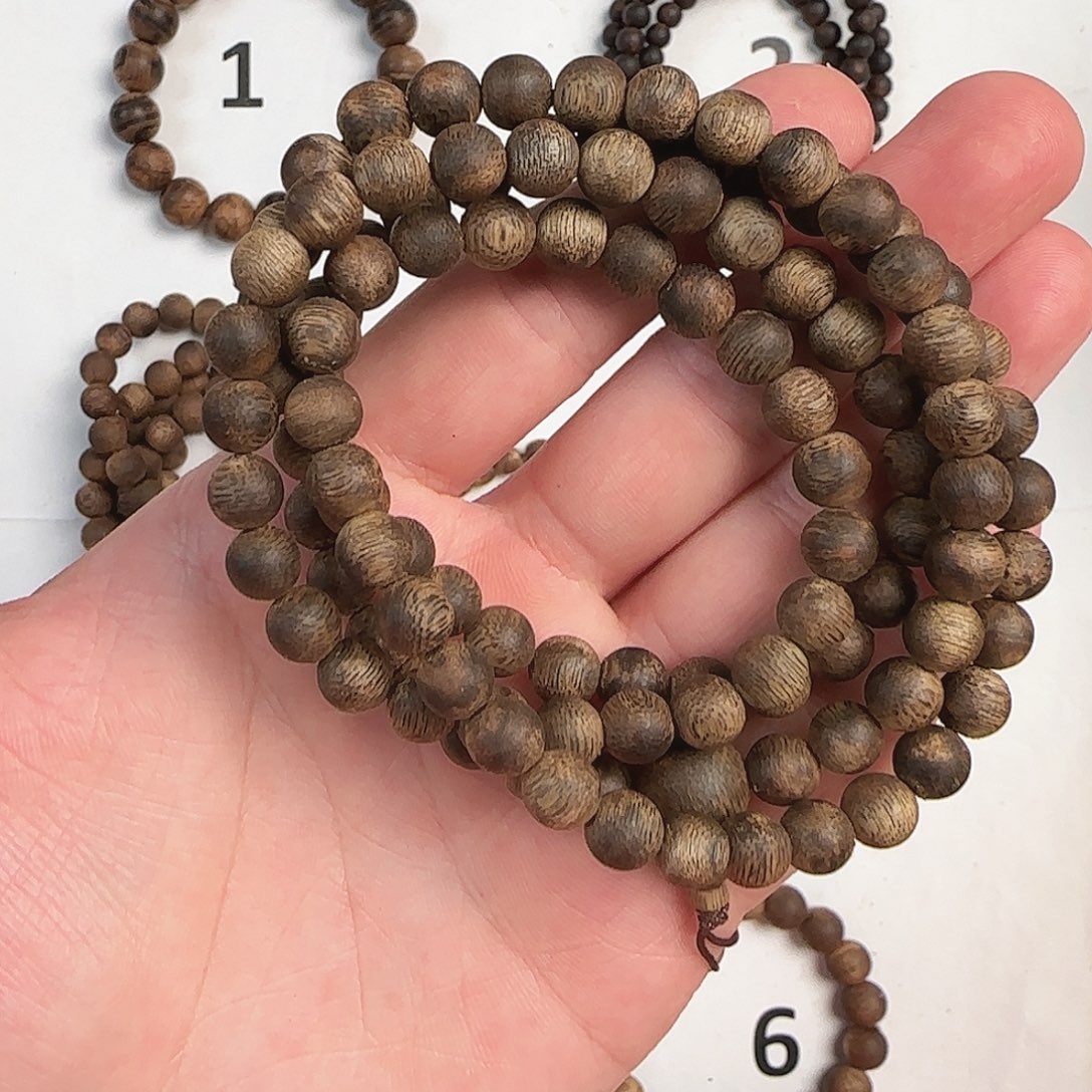 沉香手串07超高油脂密度奇楠沉香手串