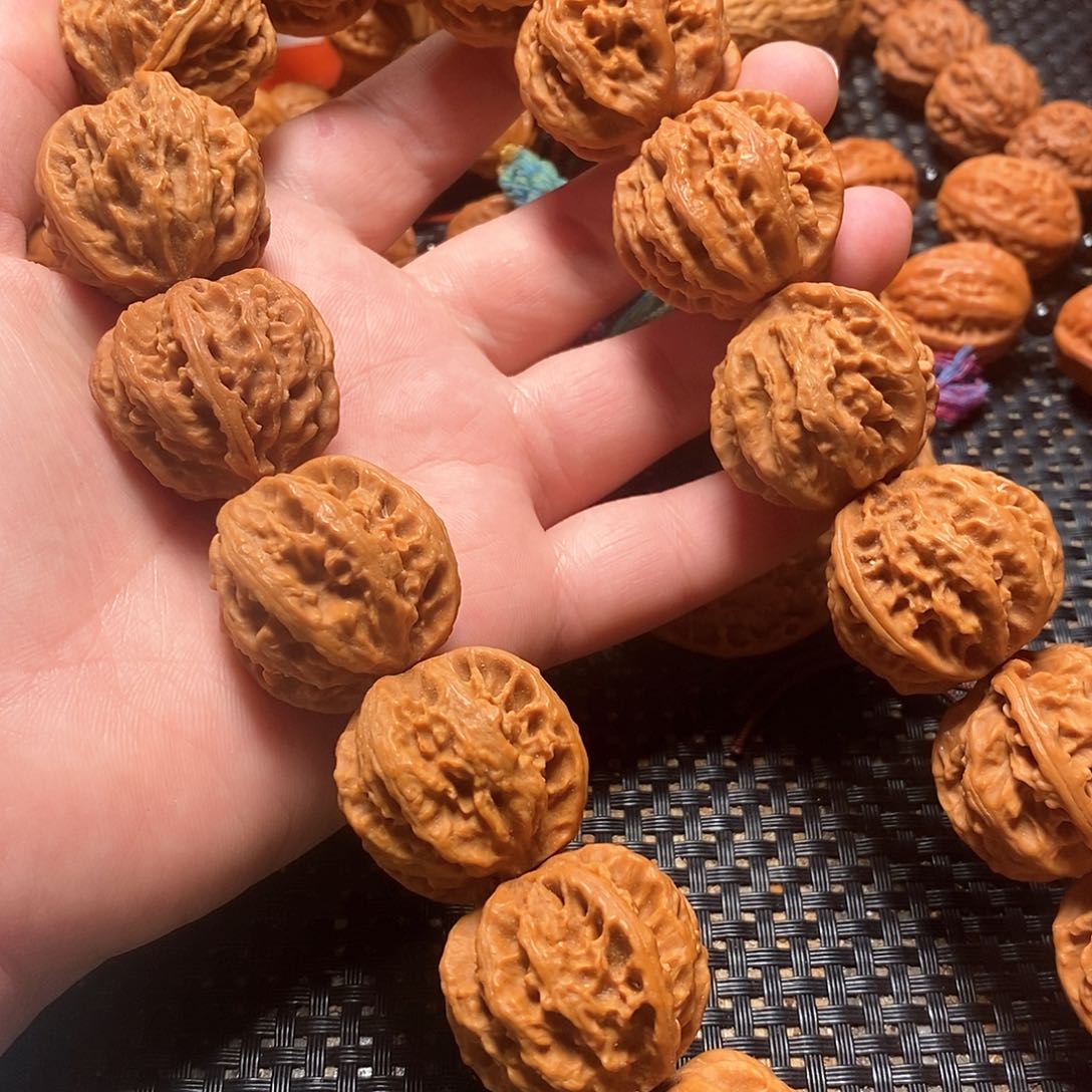 文玩核桃手串粗筋八棱手持