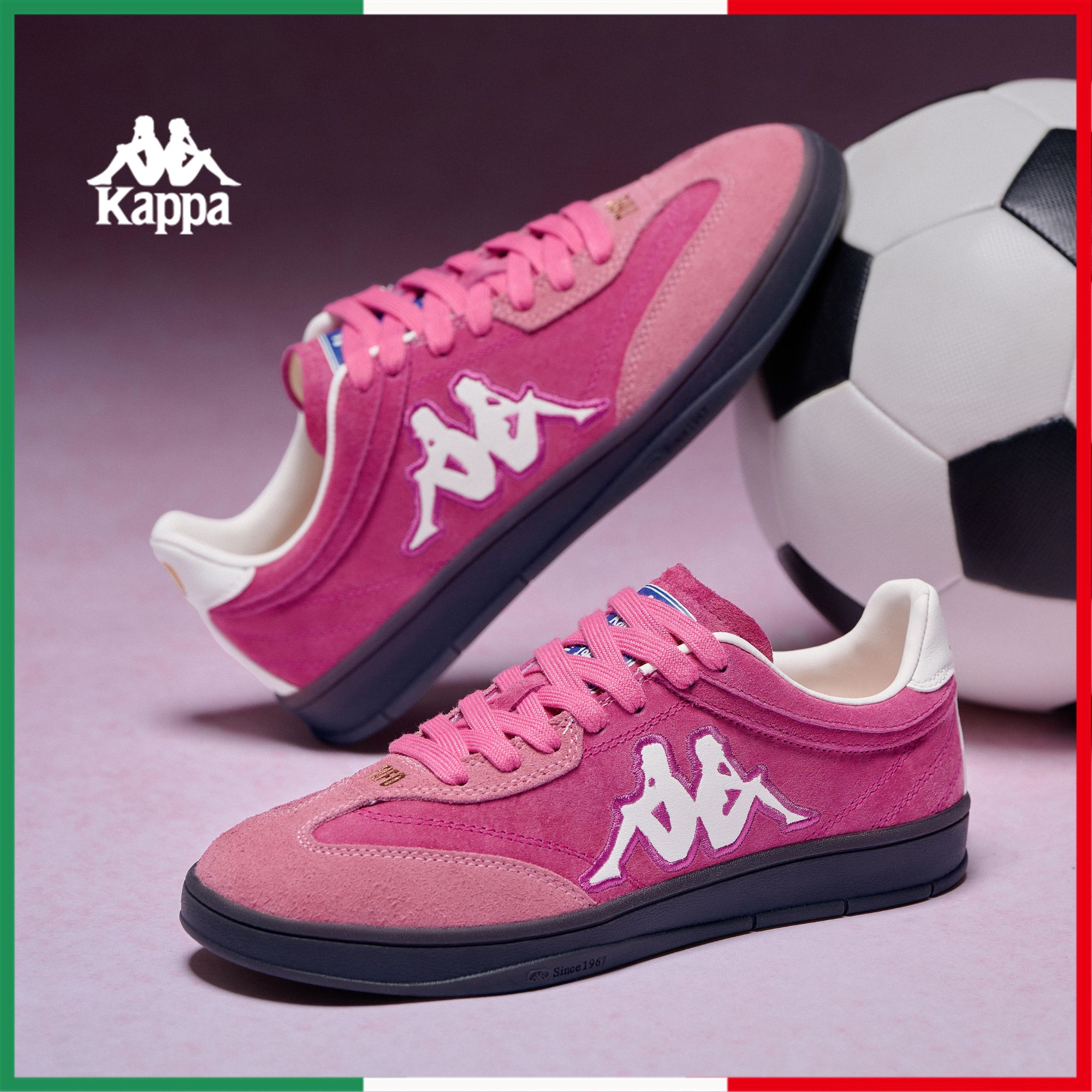 Kappa/卡帕德训鞋背靠背春季女鞋2025年新款时尚板鞋休闲鞋子cc70