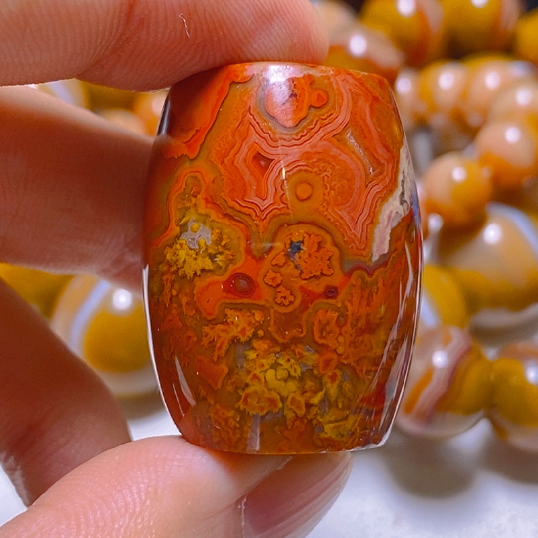 玛瑙/玉髓合金颈饰