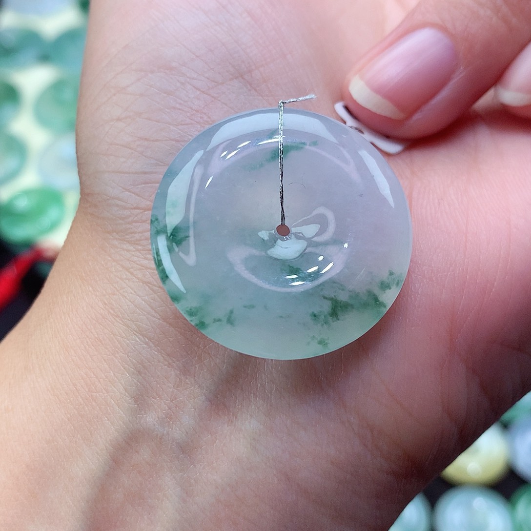 翡翠颈饰未镶嵌30尺寸29-6.9