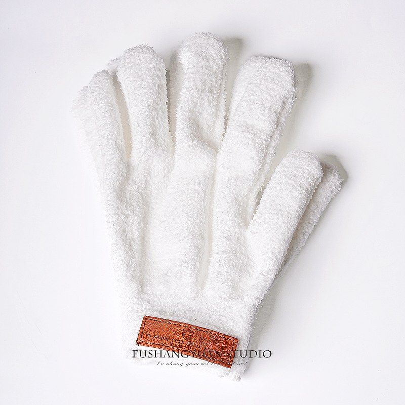 福尚缘『万毛手套』快速文玩包浆挂瓷抛光核桃小金刚清理工具包邮