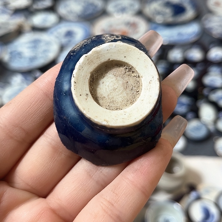 瓷片瓷片茶托喝茶非常不错