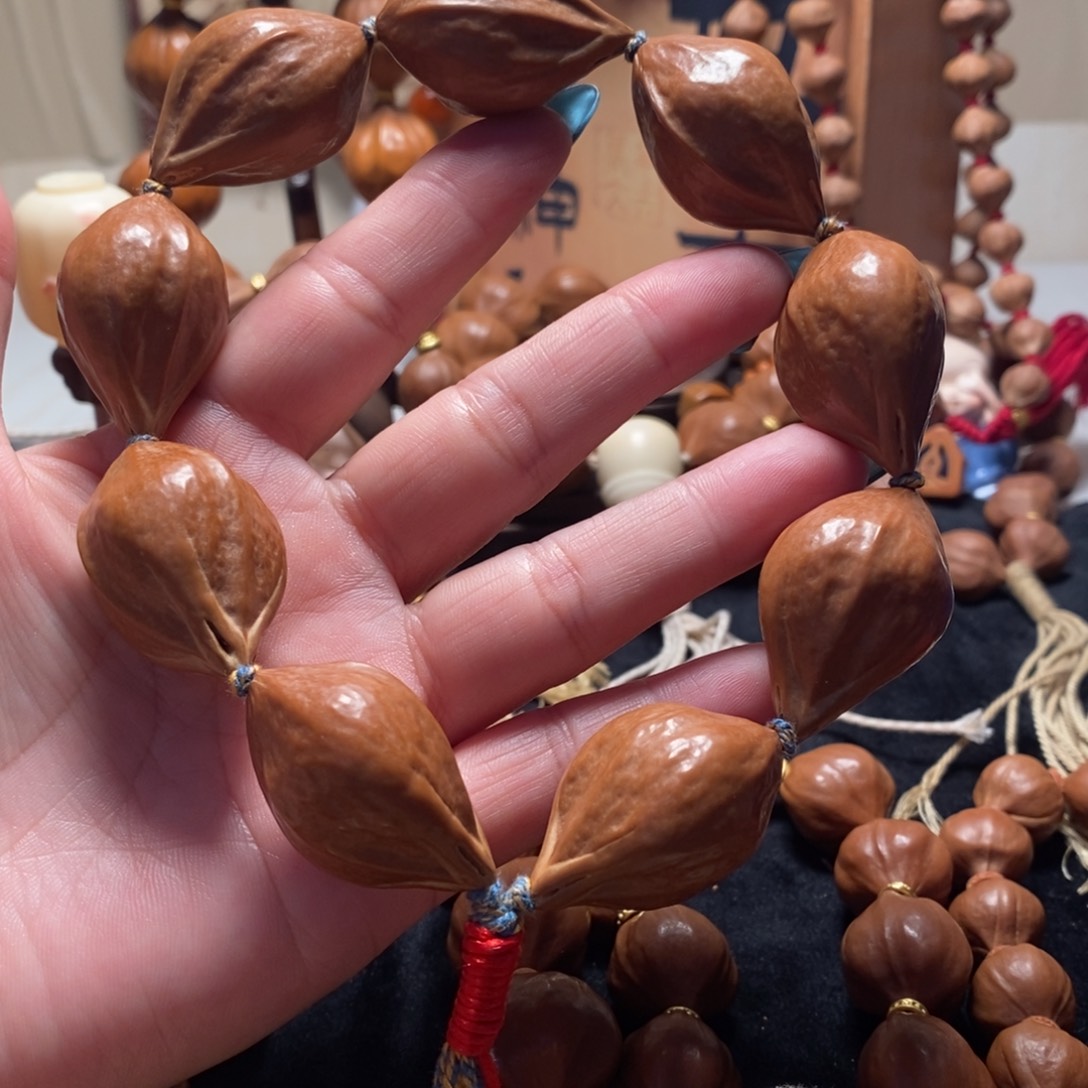 橄榄核手串/手链2.3鹦鹉手持9颗