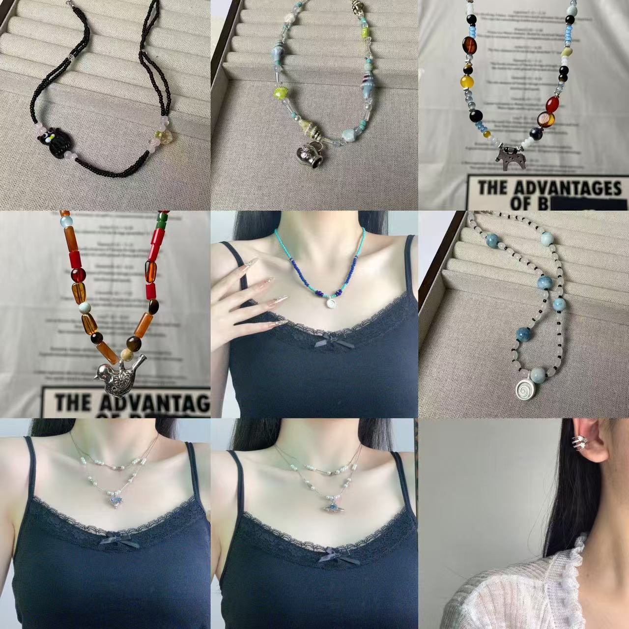 合金项链 盲盒福利111小众百搭ins时尚项链手工