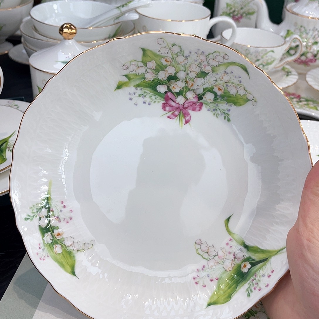 骨瓷汤菜盘————————-