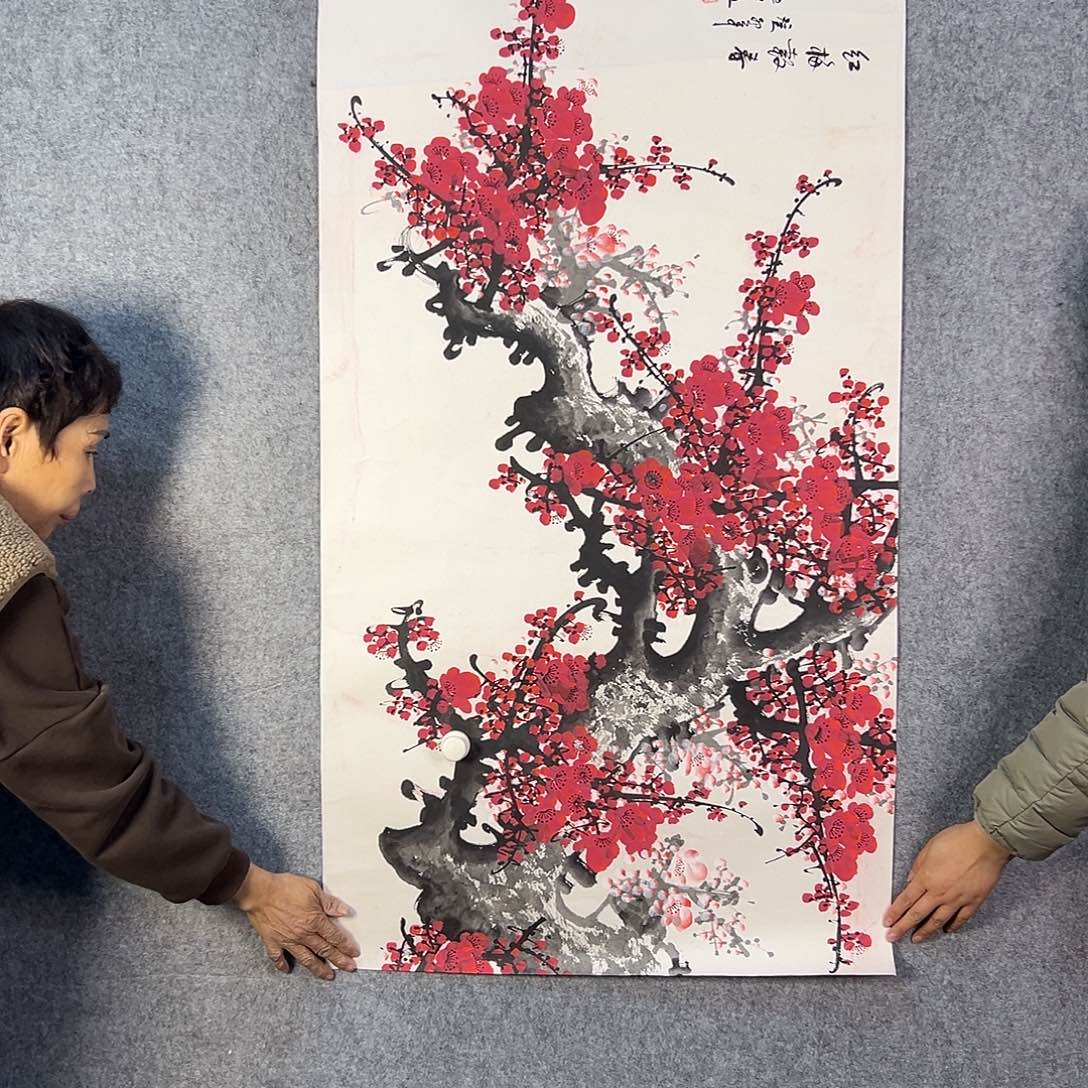国画365 牡丹之花之叶的颜色与花色