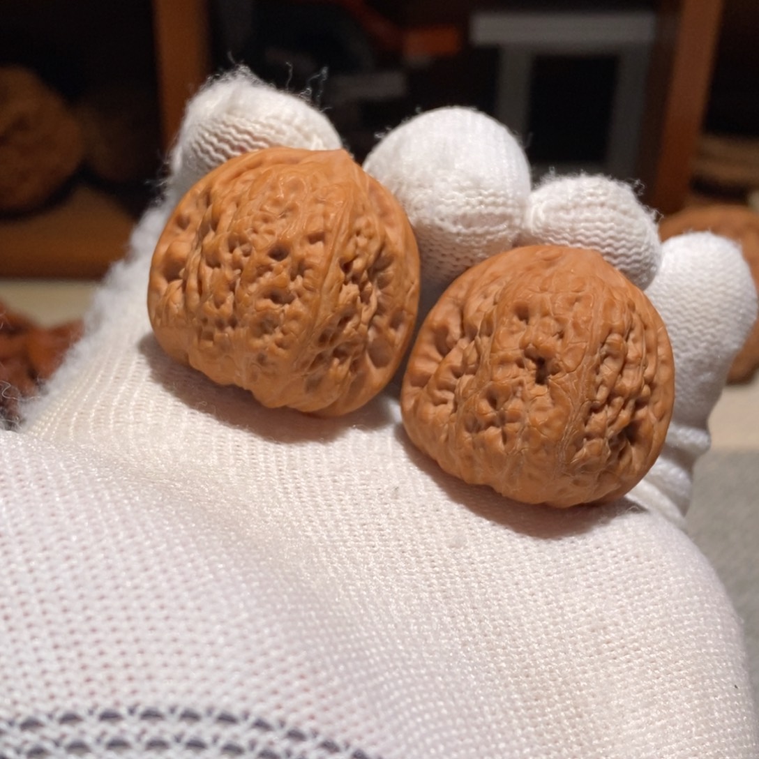 把件文玩核桃平谷凹底手捻