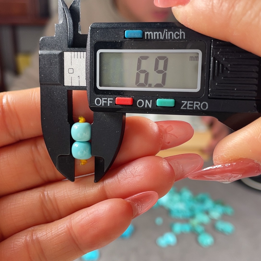 绿松石珠宝奇石未镶嵌豆****胶